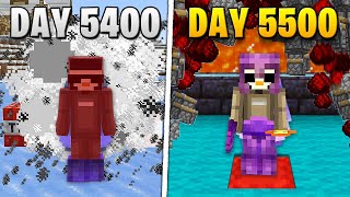 I Survived 5,500 Days in HARDCORE Minecraft...