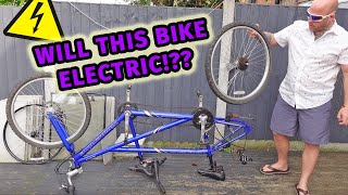 CAN this TANDEM BIKE handle a 2000W ELECTRIC MOTOR? ...Will it Ebike??