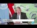 Climate change a grave threat to world peace, Johnson tells UN