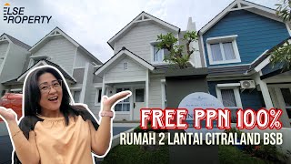 Pilihan Keluarga Muda, Fasilitas Perumahan Lengkap, Harga 2M Full Furnished | Citraland BSB City