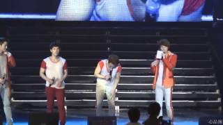 HD 120430 shinhwa the return concert shanghai fancam   members speaking english and chinese   YouTube