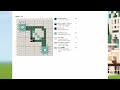 【minecraft】ガーデンハウス（設計図） 16ハウス 78 blueprint prismarine garden 16 house no.78