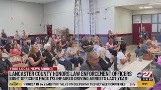 Lancaster Police honored after record 172 arrests on DUI offenders in 2023