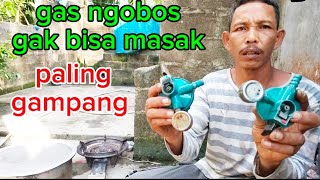 cara gampang ngatasi gas bocor regulator ngobos. #tutorial @madisayacanel7549