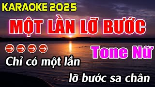 Một Lần Lỡ Bước Karaoke Tone Nữ Karaoke Hoàng Giang 62