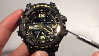 Casio G-Shock GG1000 Mudmaster Hands On Function Demo, Not Unboxing or Review, GG-1000-GB vs GA-1000