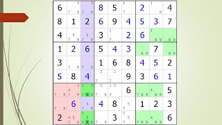 dxSudoku Quick Video #5 Locked Candidates Type 2 Claiming