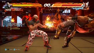 [Tekken7] 철권7 브라이언 슈퍼개틀링러쉬 사용법