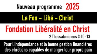 Fr Armando. 2025 – Fondation Libéralité en Christ = La Fon – Libé - Christ