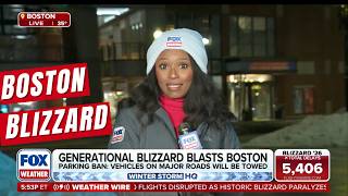 Live From Boston Ahead Historic Blizzard's First Impacts Forecast To Dump Over 2 Feet Of Snow