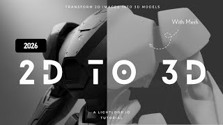 Turn 2D Images into 3D Models (WITH MESH) | AI Design Tool