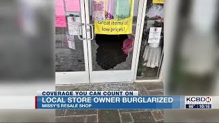 Resale shop owner says she will continue serving Lubbock community after break-in