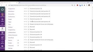 Canvas Quiz Logs