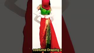 भरतनाट्यम नृत्य पोशाक पहनने का सबसे आसन तारिका ||#how #shorts