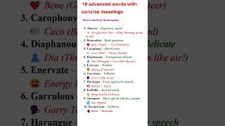 Memorization techniques + Advanced Vocabulary #english #learnenglish #vocabulary #shorts