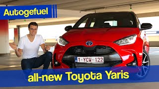 2021 Toyota Yaris driving REVIEW with new Hybrid - Autogefuel