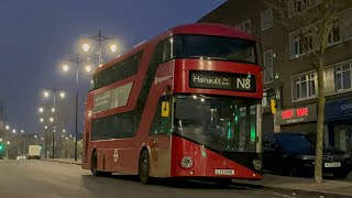 FRV. Stagecoach London Route N8 Hainault, The Lowe - Oxford Circus. New Routemaster LT240 (LTZ 1240)