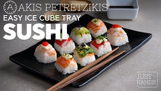 Easy Ice Cube Tray Sushi  | Akis Petretzikis