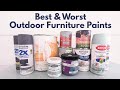 The Best and Worst Outdoor Furniture Paints for a Paint Finish that Lasts