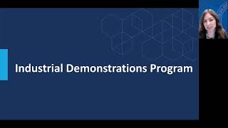 Industrial Demonstrations Program Notice of Intent Informational Webinar 2023