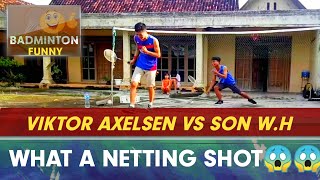 WHATT A NETTING SHOT FROM VIKTOR AXELSEN😱😱.  MS | SF Viktor AXELSEN [1] VS SON Wan Ho [4]