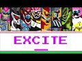 EXCITE (From Kamen Rider Ex-Aid) With ENG|ROM Lyrics