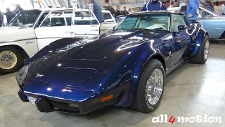 Corvette C3 Stingray purple/blue metallic leather interior | Retro Classic 2016