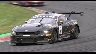 Ford Mustang GT3 V8 Sound : 24h Spa 2024 ! [HD]