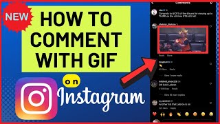 How to post GIFs on Instagram Comments | FIX Can't comment GIFs on Instagram