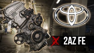 Toyota 2AZFE Контрактный двигатель