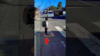 Special way to cross the road in Japan 😮 #shorts