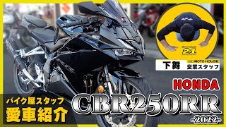 【バイク屋スタッフの！】CBR250RR(HONDA)愛車紹介【なぜ今、2022年モデル？】