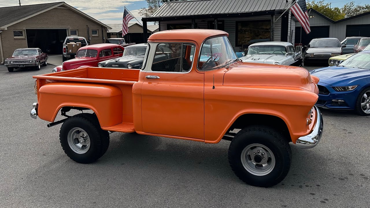 Test Drive 1956 Chevrolet 3100 4x4 SOLD $39,900 Maple Motors #2301 ...