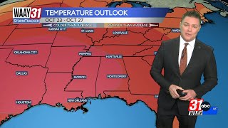 Jeff Castle's Thursday evening weather update 10/17/2024