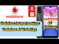 Vodafone internet Settings |Vodafone APN Settings