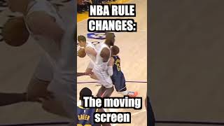 NBA Rule Changes: The Moving Screen