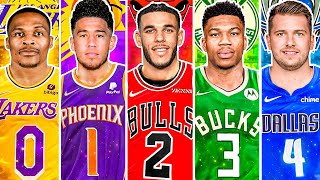 BEST NBA PLAYER FROM EACH JERSEY NUMBER IN 2023