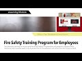 Fire Safety Training Program for Employees