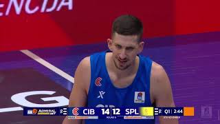 AdmiralBet ABA League 2024/25, Round 8 match: Cibona – Split (9.11.2024)