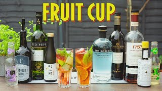 Fruit Cup. Summer Cocktails with Sherry, Gin Vermouth \u0026 Sake.