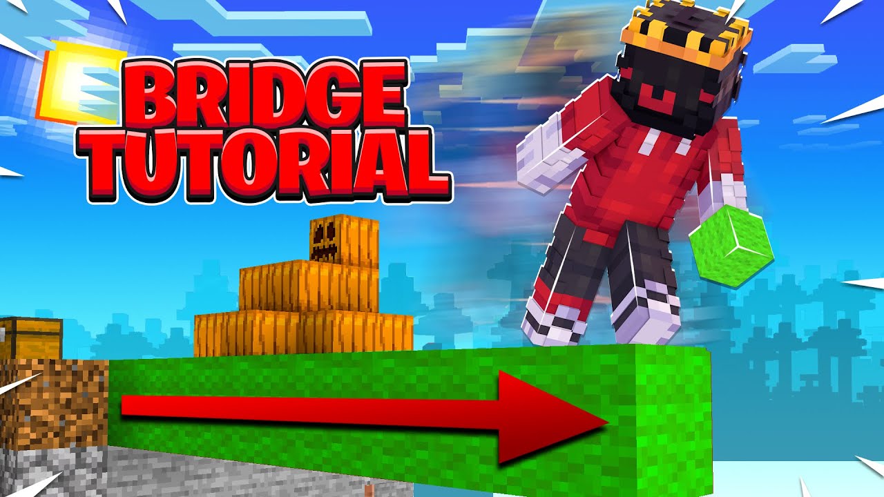 Minecraft Tutorial (Bridging) - YouTube