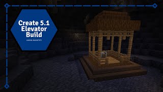 Minecraft Create Mod 5.1 Update Elevator