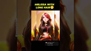 Melissa with Long Hair ❤️ #mlbb #mobilelegends #ml #mlbbshorts #mobilelegendsbangbang #mlbbmelissa