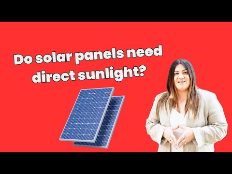 Can solar charge without direct sunlight?