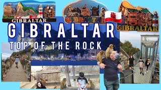 GIBRALTAR 🇬🇮 EPISODE 4 SKYWALK / MONKEY'S IN GIBRALTAR ROCK AND SUSPENSION BRIDGE AMAZING