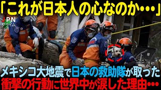 【海外の反応】メキシコで起きた大地震に日本の救助隊が訪れその行動を見た世界中が涙した理由