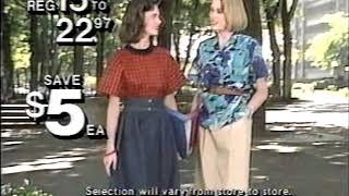 Sprouse Reitz Back To School Kayo Skirts 80s Commercial (1988)