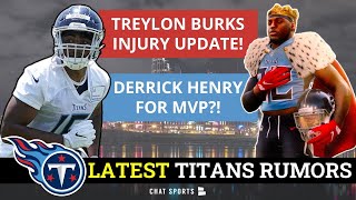 Titans Rumors & News: MAJOR Treylon Burks Update, Derrick Henry For NFL MVP, Elijah Molden Breakout?