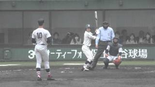 20160424　横浜高校　ＶＳ　東海大相模　9　1裏 楽天ドラフト１位　藤平