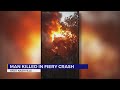 Driver killed in fiery crash in West Nashville